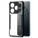 Fashionury Shockproof Crystal Clear Back Cover Case for Tecno Pop 8 | Protective Design | 360 Degree Protection | Transparent Back Cover Case for Tecno Pop 8 (PC, TPU | (Black Bumper)