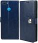 AmericHome Oppo A7, CPH1901, CPH1903, CPH1905 Blue Artificial Leather, Silicon Mobile Back Cover