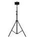 Reepud 7 Feet (210 Inch) strong Metal mobile phone tripod/camera stand Tripod (Black, Supports Up to 2000 g)