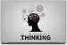 Divinedesigns Multicolor Vinyl Thinking Human Laptop Sticker