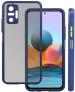 Hot Selling Back Cover for Mi Redmi Note 10 Back Case Full Camera Protection Smoke Matte Finish Back Cover |Blue | Camera Bump Protector | Pack of: 1