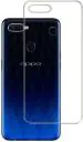 COVERBLACK Rubber Back Cover Compatible model for Oppo F9 Pro - CPH1823 - Transparent