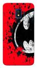 MobiEra Samsung Galaxy J2 Core Red Bat Design Plastic Hard Case Cover