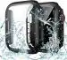Badshah Waterproof Case for Apple Watch Series 3 Series 2 42mm with Tempered Glass Screen Protector, iWatch Full Protective Hard PC Bumper Case Face Cover for Men Women (WATCH IS NOT INCLUDED)