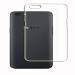 Fastship Rubber silicone Back Cover for OPPO A71 - Transparent