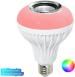 IMMUTABLE Black Led Bulb With Bluetooth Speaker With Remote Control Mp3 Player