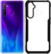 CarryWrap Back Cover for Realme 5 Pro (Black, Transparent, Hard Case)