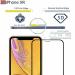 CEDO Iphone XR Tempered Glass | Screen Protector Full HD Quality Edge to Edge Coverage for Iphone XR - Black