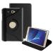 S-Hardline Samsung Galaxy J Max 7.0 Inch Sm- T280, T285 Black Leather Shockproof 360 Degree Rotate Flip Cover