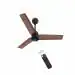 Atomberg Renesa 3 Blade 900 mm BLDC Motor, Remote Control Ceiling Fan with LED Lights, Brown and Black