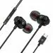 Wissenschaft JP53M Black Type-C Bullets Earphones Magnetic Headphones