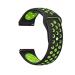 RUPELIK (Nike Button 19mm Strap Black(Dot Green) Soft Silicon Button 19MM Watch Strap Band Compatible for Noise Colorfit Pro 2/oxy, Noise Colorfit Pluse / Boat Storm Smart Watch Strap 19mm Silicone Watch Strap.