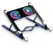 Tech Gear Laptop Stand With 2 Cooling Fans Cooler Quiet Slim USB C Holder For 11-17.3 Inch Laptop Stand
