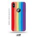 Tweakymod Printed Rainbow Colour Back Cover For Iphone X