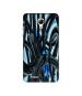 Casotec Black and Blue Rings Design Printed Silicon Soft TPU Back Case Cover for Micromax Bolt Selfie Q424