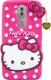 COVERBLACK Rubber Back Cover Compatible model for Nokia 8.1 -Nokia X7 Hello Kitty - Pink