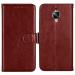 JOBINKA Oneplus 3T/Oneplus 3 Vintage Leather flip Case Cover| Inside TPU with Card Pockets Wallet Stand Magnetic Closure 360 Degree Complete Protection Vintage Flip Cover for Oneplus 3T - Brown