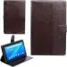 VAKIBO Brown Lenovo Tab 4-10 X304L (10.1 inch) Silicon Flip Cover