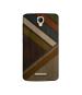Casotec Wood Colorfull Pattern Design Printed Silicon Soft TPU Back Case Cover for Panasonic P50 Idol