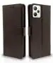 Balkans Realme C35 Flip Cover | PU Leather Finish | 360 Protection | Wallet & Stand | Strong Magnetic Flip Case for Realme C35 (Coffee)