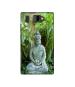 Casotec Buddhism Design Printed Silicon Soft TPU Back Case Cover for Panasonic P66 Mega