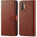 Tingtong Flip Cover for Realme X3 | Magnetic Closurer| PU Leather Magnetic Wallet Back Cover Case (Brown)