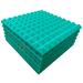 YGM Acoustic Foams Emerald Green Pyramid Soundproofing Studio Acoustic Foam 1X1 - 1 inch ,Set Of 6