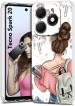 Fashionury Back Cover for TECNO Spark 20 (Multicolor, Grip Case, Silicon, Pack of: 1)