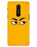 Mobiera Yellow Face Design Printed Back Cover Case For Oneplus 6