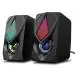 ZEBRONICS Zeb-Warrior II 10 W 2.0 Multimedia Speaker with RGB Lights, USB Powered, AUX Input, Volume Control Pod for PC, Laptops, Desktop