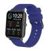 Swott Armor 007 1.69 inch Full Touch Smart Watch, Bluetooth Voice Calling, IP67 Water Resistant, Multiple Sports Mode & Faces, Health Monitoring Feature - SpO2 & Heart Rate, upto 7 days battery, Men & Women, Made in India (Black/Blue)