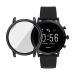 LIRAMARK Soft TPU Front Protection Case Cover for Fossil Gen 5 Carlyle Smart Watch (Black)