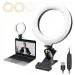 Eyuvaa 6 Inch Led Ring Light With Clamp Clip Mount And 3 Colour Mode For Laptop, Table