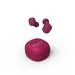 FINGERS SizeZero Pods2 - World's Tiniest TWS Earbuds Plum