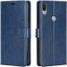 Slugabed Flip Cover Back Case for Asus Zenfone Max Pro M1 | Leather Finish | Inbuilt Stand & Pockets | Wallet Style Flip Back Case Cover for Asus Zenfone Max Pro M1 (Blue)