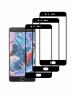 GADGETRONICS OnePlus 3 and 3T Black Tempered Glass Scratch Resistant and Anti Fingerprint Screen Protector