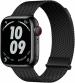 Quickprime Compatible Apple Watch Straps 45mm 44mm 42mm for Women Men, Metal Mesh Stainless Steel Band with Magnetic Closure for iWatch Series 8 | 7 | 6 | 5 | 4 | 3 | 2 | 1 | SE and SE2 (Black)