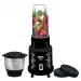 Inalsa Nutri Mixer - Jiffy| Grinder & Blender | Powerful 400W Motor | Multipurpose Jar 400 Juicer Mixer Grinder (2 Jars, Black)