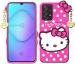 Mintak Samsung Galaxy A53 5G Pink and White Silicon Scratch Resistant Mobile Back Cover