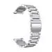 LIDDU Stainless Steel Smart Watch Strap for Fastrack Reflex Curve (Silver)