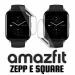 FCS Smart Watch Screen Guard For Amazfit Zepp E Square | Ultrathin 0.125 mm Flexible Screen Protector ( Pack of 2 )