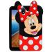 Lejaao Vivo Y90i Cute Girlish 3D Mickey Mouse Red Silicone Mobile Back Cover