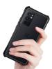Ankirant 360 Oneplus 9RT (5G) Hybrid Back Case Cover Transparent Black