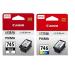 Canon Combo 745 XL & 746 Ink Cartridge [Set of 2 Cartridge] (Pg 745XL & Cl 746) Black & Color Bundle