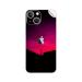 GADGETSWRAP Printed Vinyl Skin Sticker for Apple iPhone 13 - Dark Pink Sky