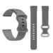 JOBINKA (Silicone Versa 3 Button Strap Black) Soft Silicone Smart Watch Strap Compatible with Fitbit Versa 3 / Fitbit Versa Sense / Fitbit Versa 4 Smartwatch Strap Men Women (Black)