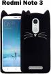 Aviaaz Redmi Note 3 Black Silicon Back Cover