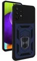 Jkobi Back Cover Case for Samsung Galaxy A52 | A52 5G | A52s 5G (Hybrid Armor Bumper Kickstand Shockproof with Camera Protection | Phantom Blue)