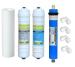 BIOTIC WATER RO Service Kit Set Complete Original (Pre Filter Cartridge, RO Membrane 100 GPD, RO Sediment and Carbon Filter Set with Elbows). RO Filter Kit