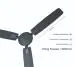 Deltawin Pearl 1200mm High Speed Designer Ceiling Fan